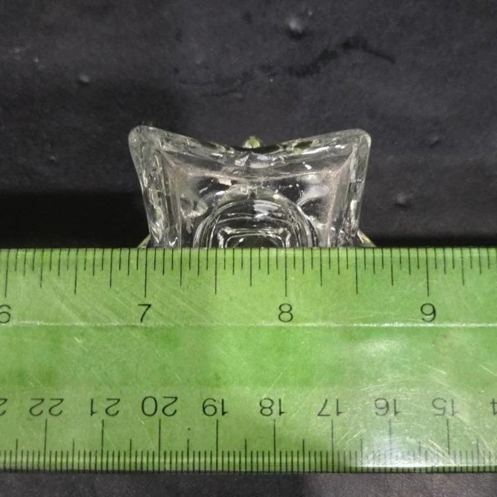 St. George 24% Lead Crystal Candle Holder, Vintage Replacement Candlestick Decor